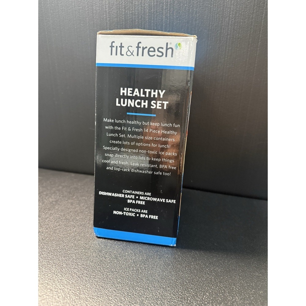 NEW Fit & Fresh Healthy Lunch Set 14pcs - Picture 5 of 6